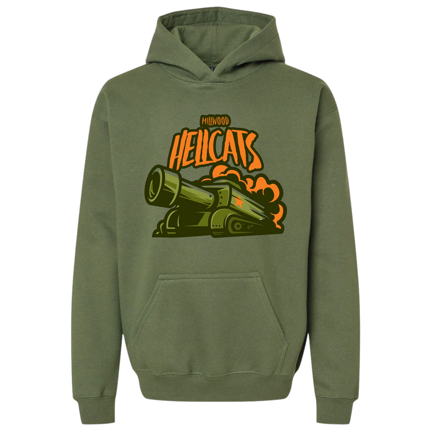 Millwood Hellcats Baseball Soft Style Hoodie YOUTH SIZES