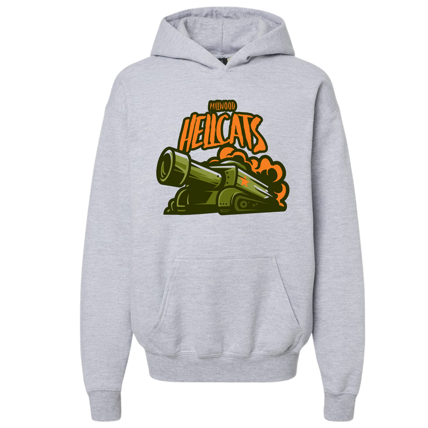 Millwood Hellcats Baseball Soft Style Hoodie YOUTH SIZES
