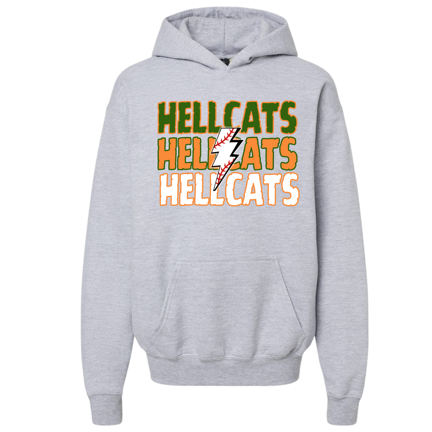 Millwood Hellcats Baseball Soft Style Hoodie YOUTH SIZES