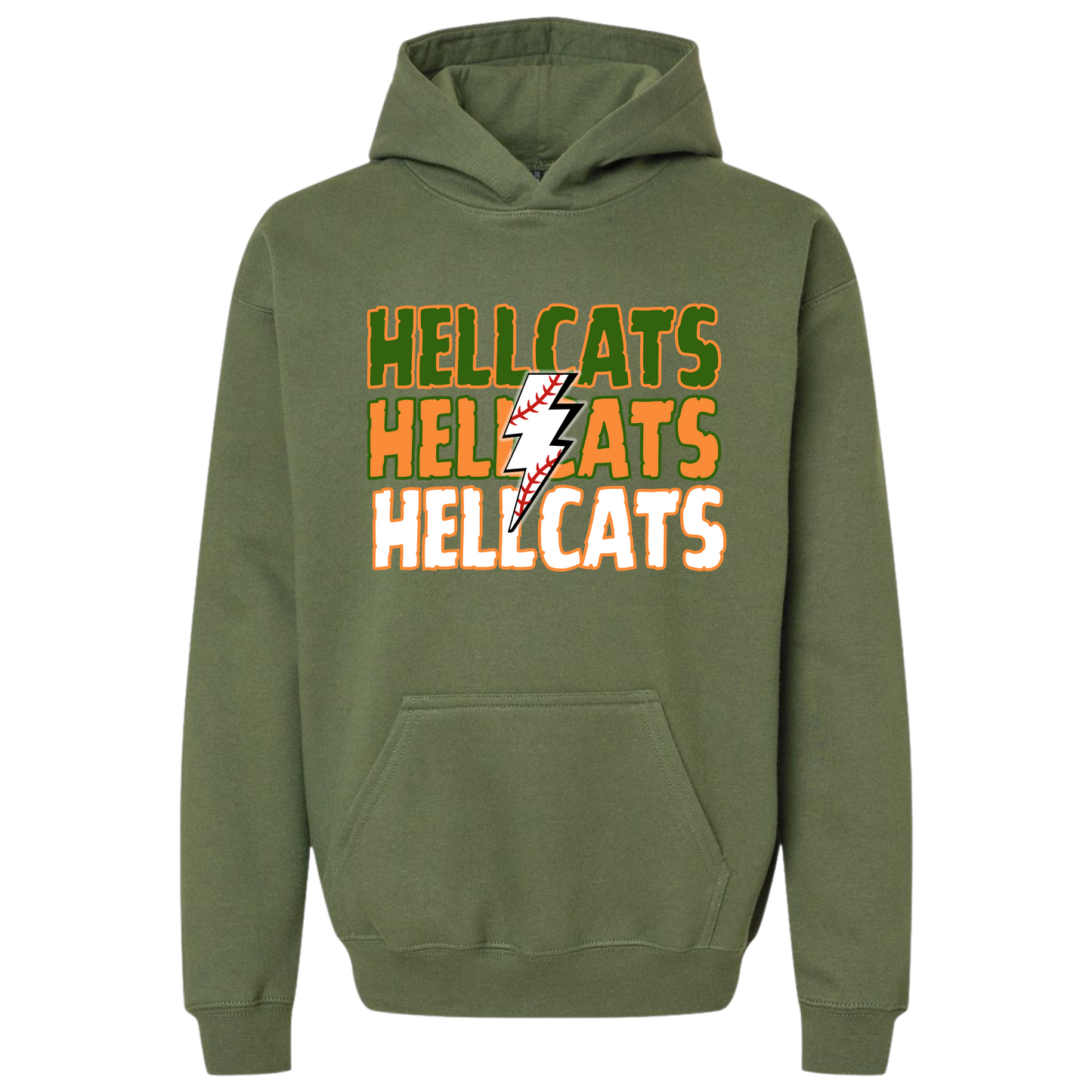 Millwood Hellcats Baseball Soft Style Hoodie YOUTH SIZES