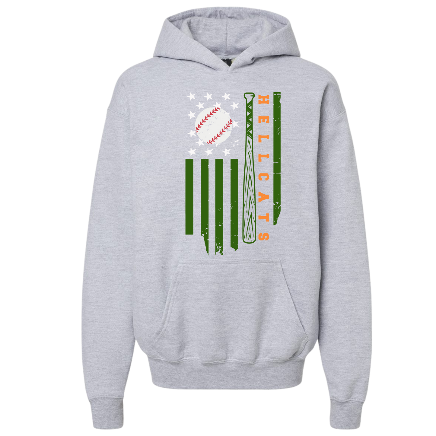 Millwood Hellcats Baseball Soft Style Hoodie YOUTH SIZES