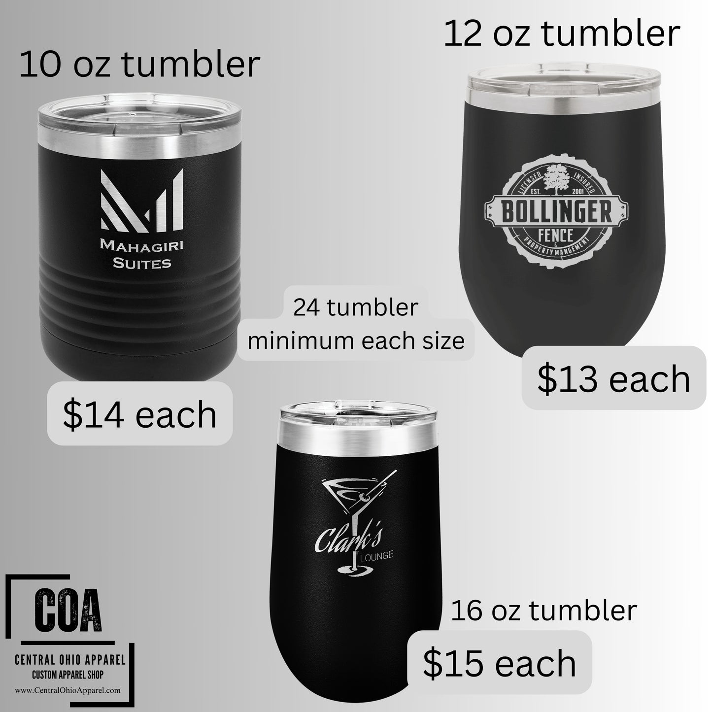 Bollinger Fence 10oz Polar Camel Mug laser etched