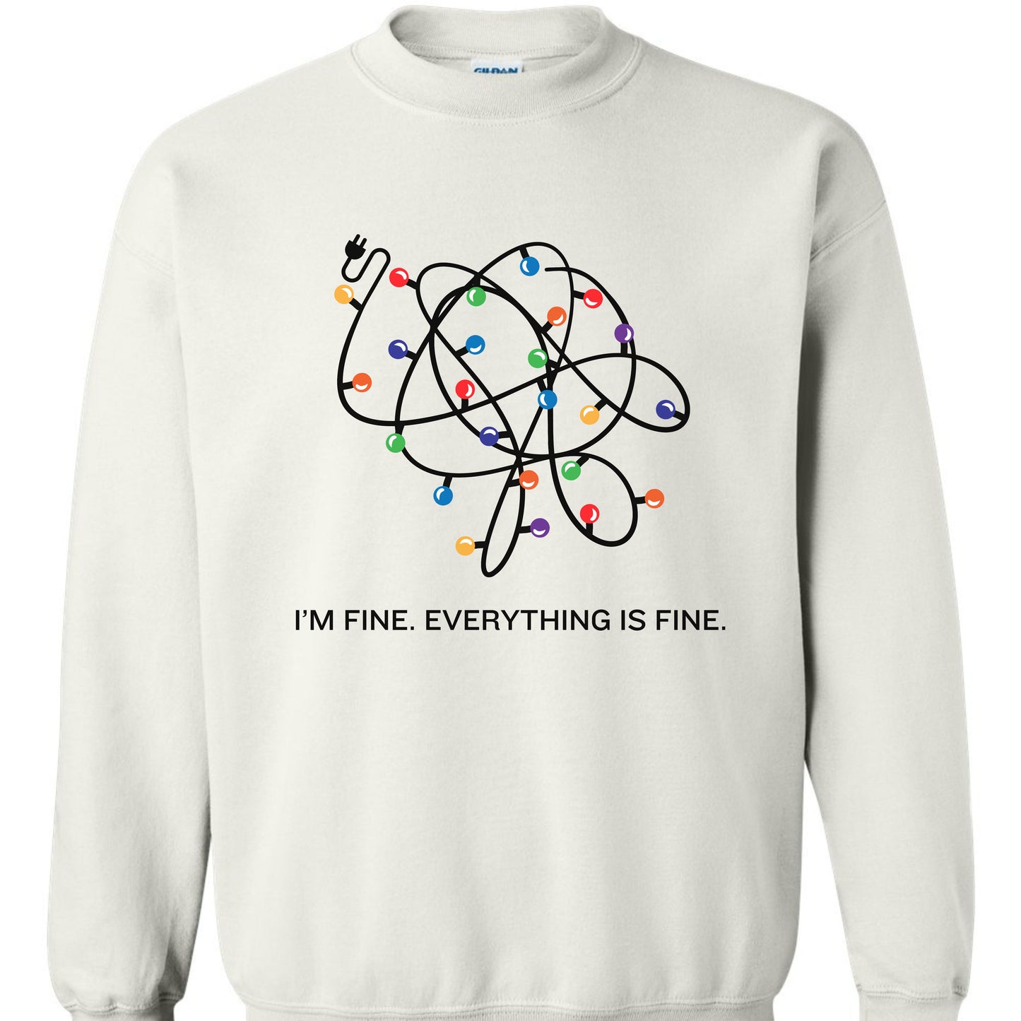 I'm fine, everything is fine Christmas Sweater