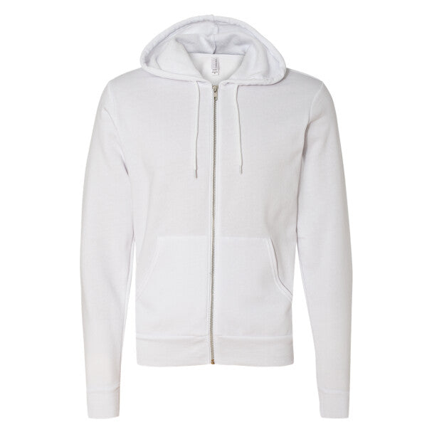 New Day Fitness Bella & Canva 3739 Fleece Full-Zip Hoodie