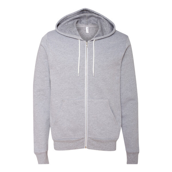 New Day Fitness Bella & Canva 3739 Fleece Full-Zip Hoodie