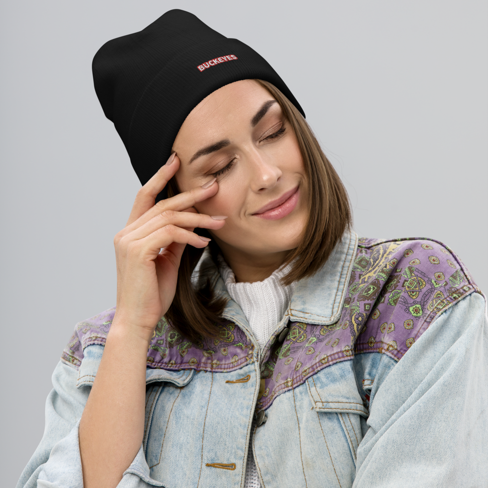 Buckeyes Embroidered Beanie