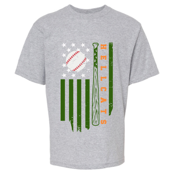 Millwood Hellcats Baseball Soft style T-Shirt YOUTH SIZES