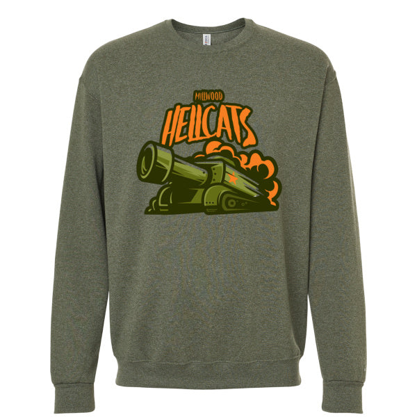 Millwood Hellcats Baseball Soft Style Crewneck ADULT