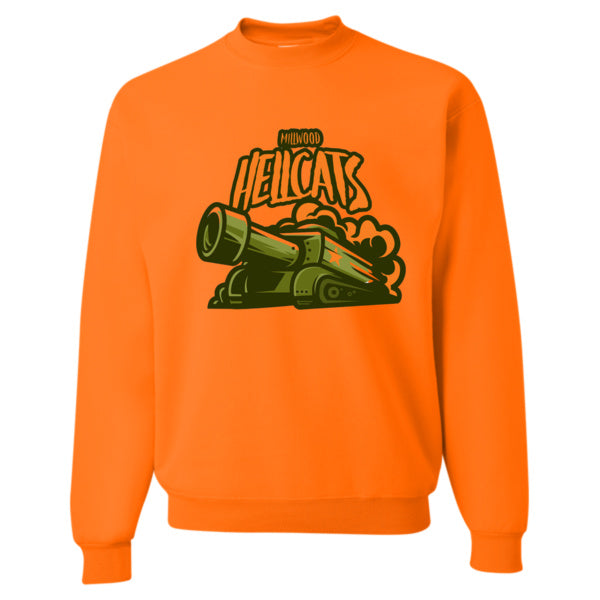 Millwood Hellcats Baseball Soft Style Crewneck ADULT