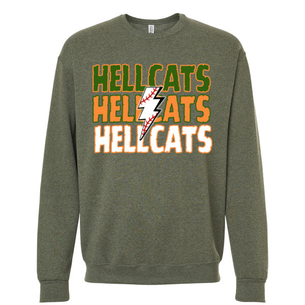 Millwood Hellcats Baseball Soft Style Crewneck ADULT