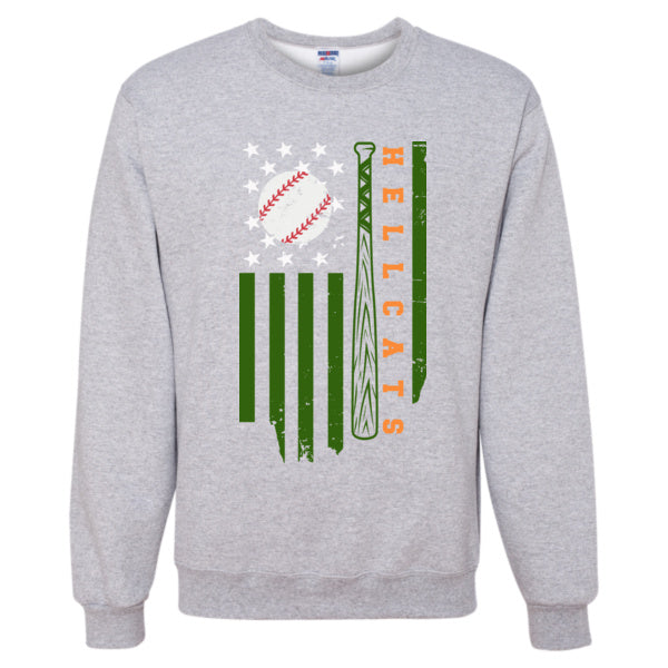 Millwood Hellcats Baseball Soft Style Crewneck ADULT