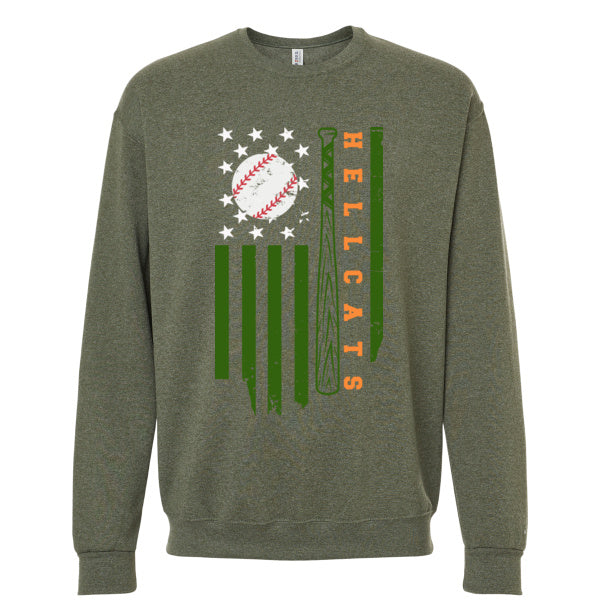 Millwood Hellcats Baseball Soft Style Crewneck ADULT