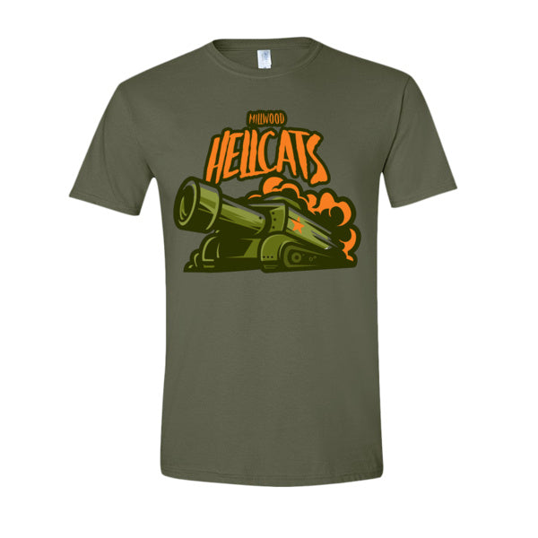 Millwood Hellcats Baseball Soft Style T-Shirt ADULT SIZES