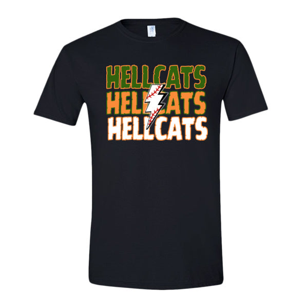Millwood Hellcats Baseball Soft Style T-Shirt ADULT SIZES