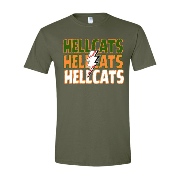 Millwood Hellcats Baseball Soft Style T-Shirt ADULT SIZES