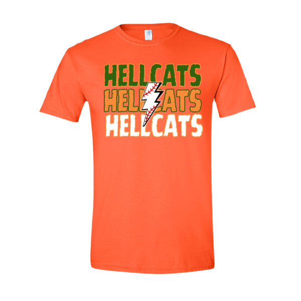 Millwood Hellcats Baseball Soft Style T-Shirt ADULT SIZES