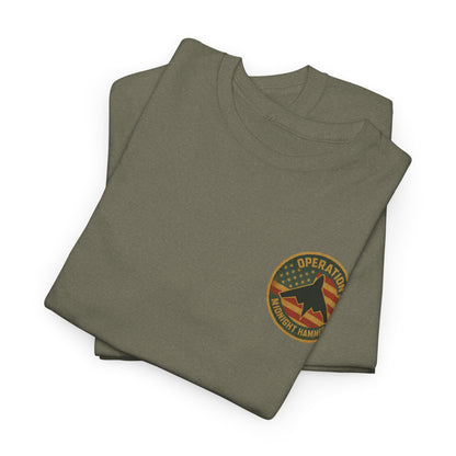 Vintage-Inspired Graphic Tee for Adventure Lovers, Operation Midnight Hammer T-Shirt, Casual Unisex Top, Perfect Gift for Explorers, [...]
