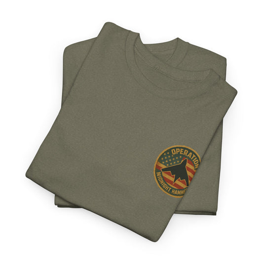 Vintage-Inspired Graphic Tee for Adventure Lovers, Operation Midnight Hammer T-Shirt, Casual Unisex Top, Perfect Gift for Explorers, [...]