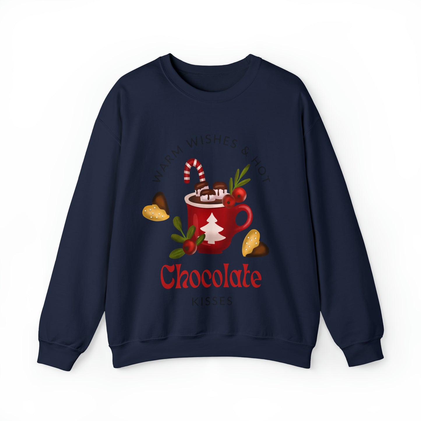 Warm Wishes Merry Christmas Crewneck Sweatshirt