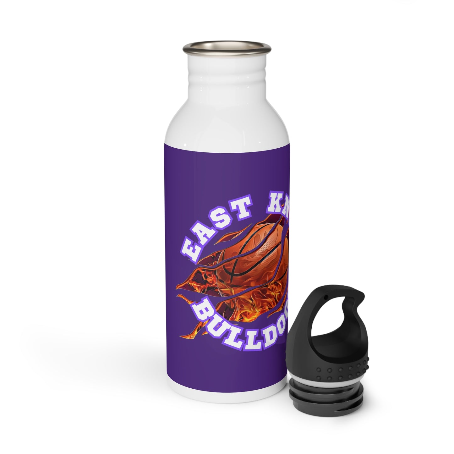 East Knox Basketball Stainless Steel Water Bottle