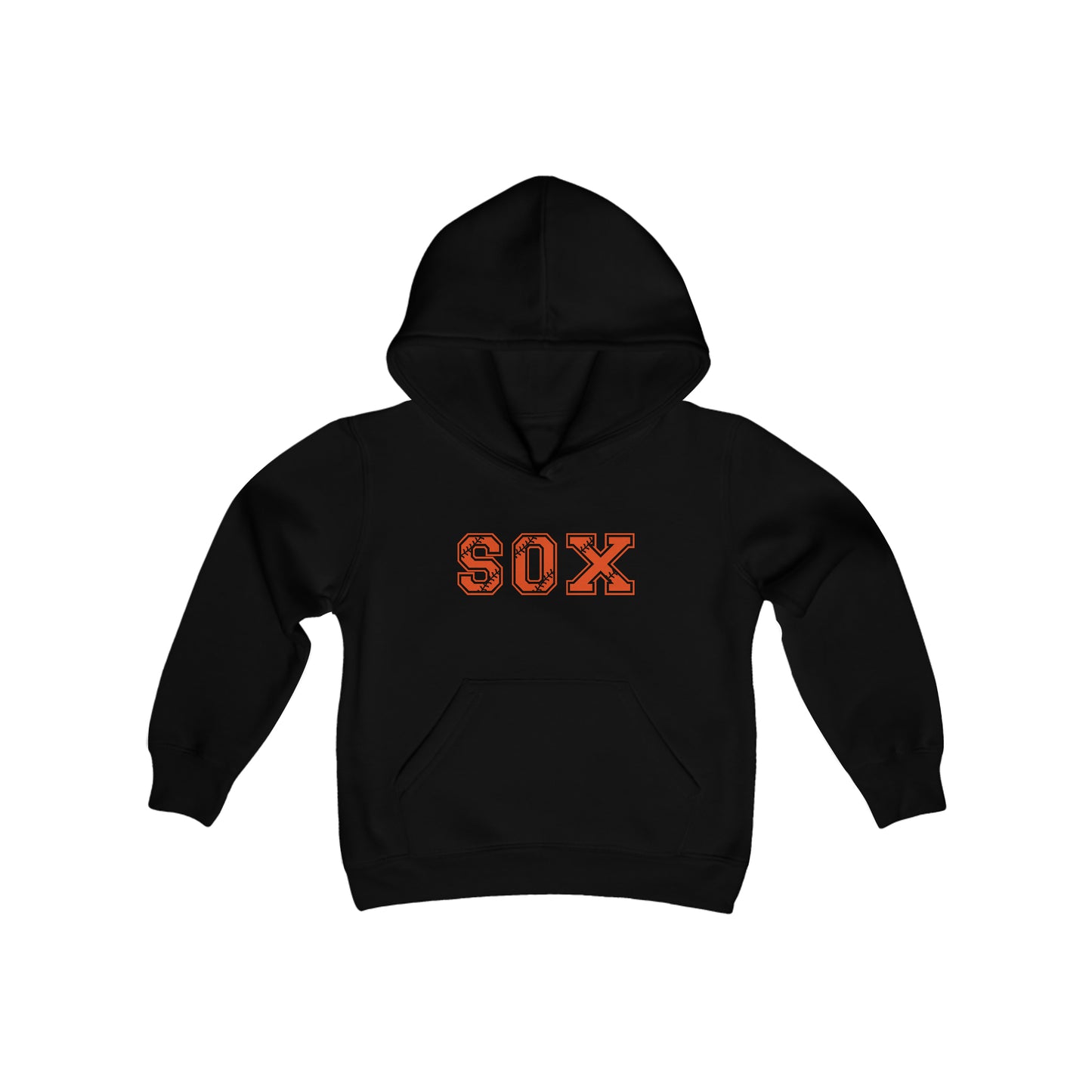 Orange Sox Youth Heavy Blend Hooded Sweatshirt