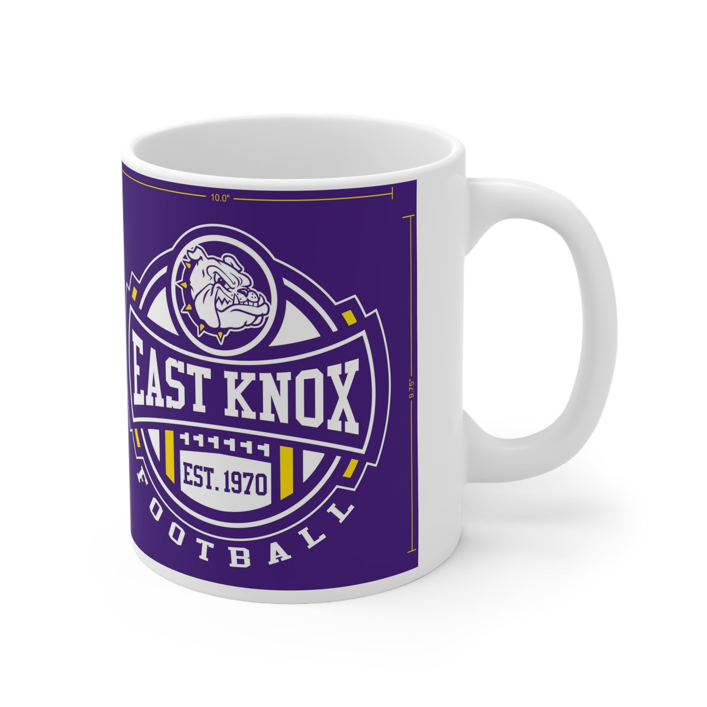 East Knox Football Ceramic Mug 11oz
