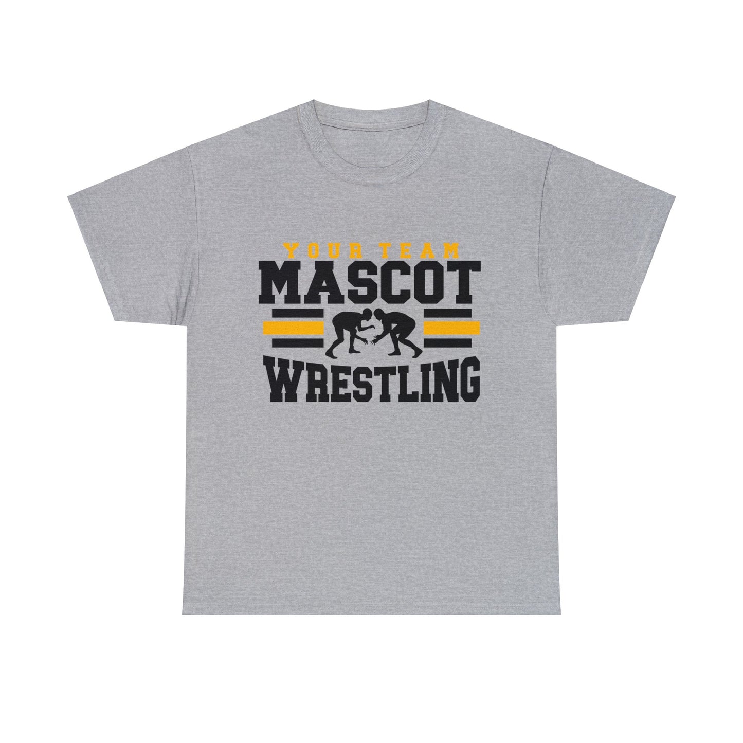 Custom School and Mascot WRESTLING T-Shirt