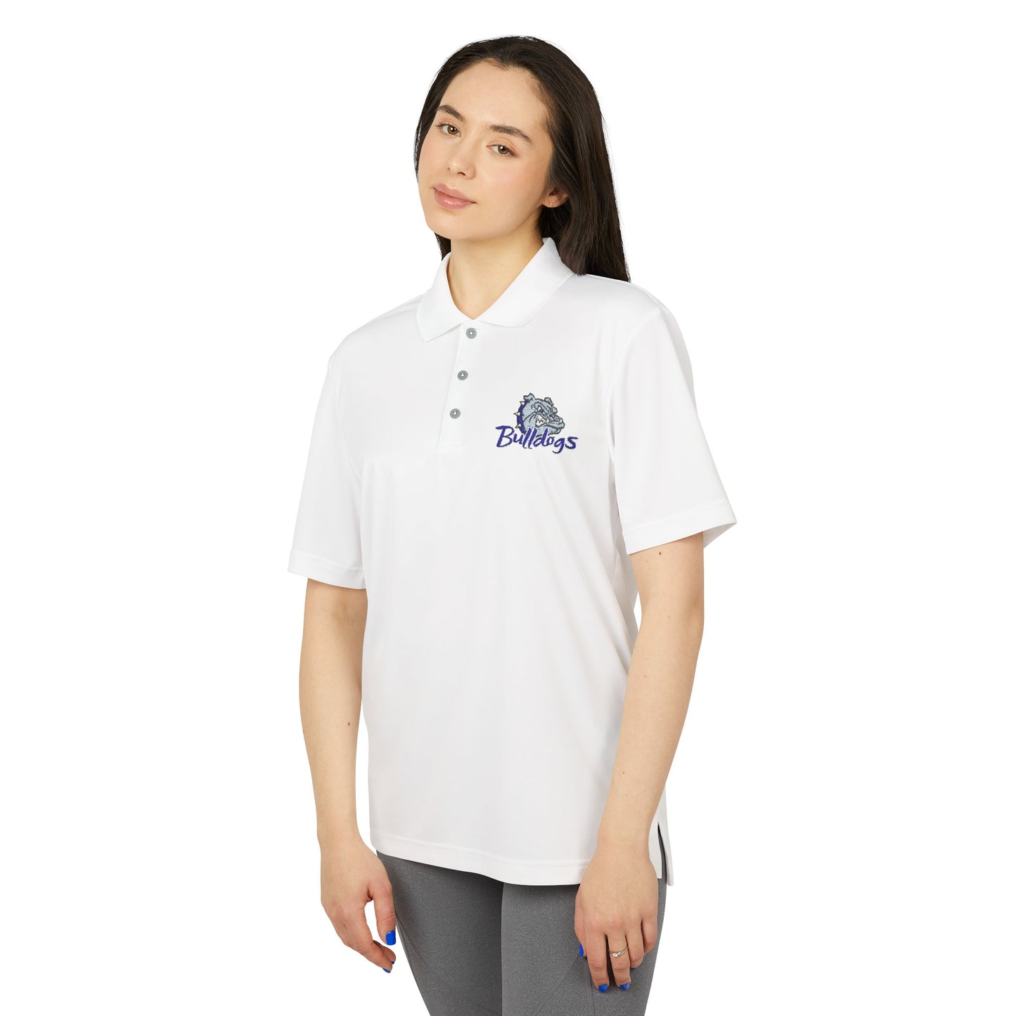 East Knox Bulldogs Adidas Unisex Performance Polo - Bulldogs Edition, Sports Polo, Team Apparel, Casual Wear, Gift for Athletes