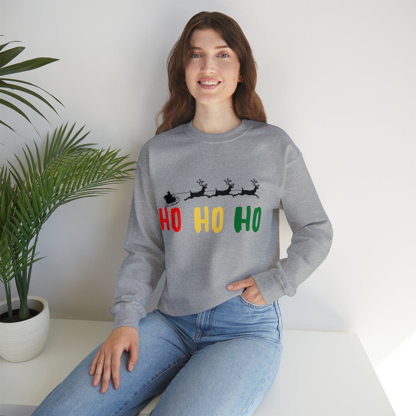 Ho Ho Ho Christmas Crewneck Sweatshirt