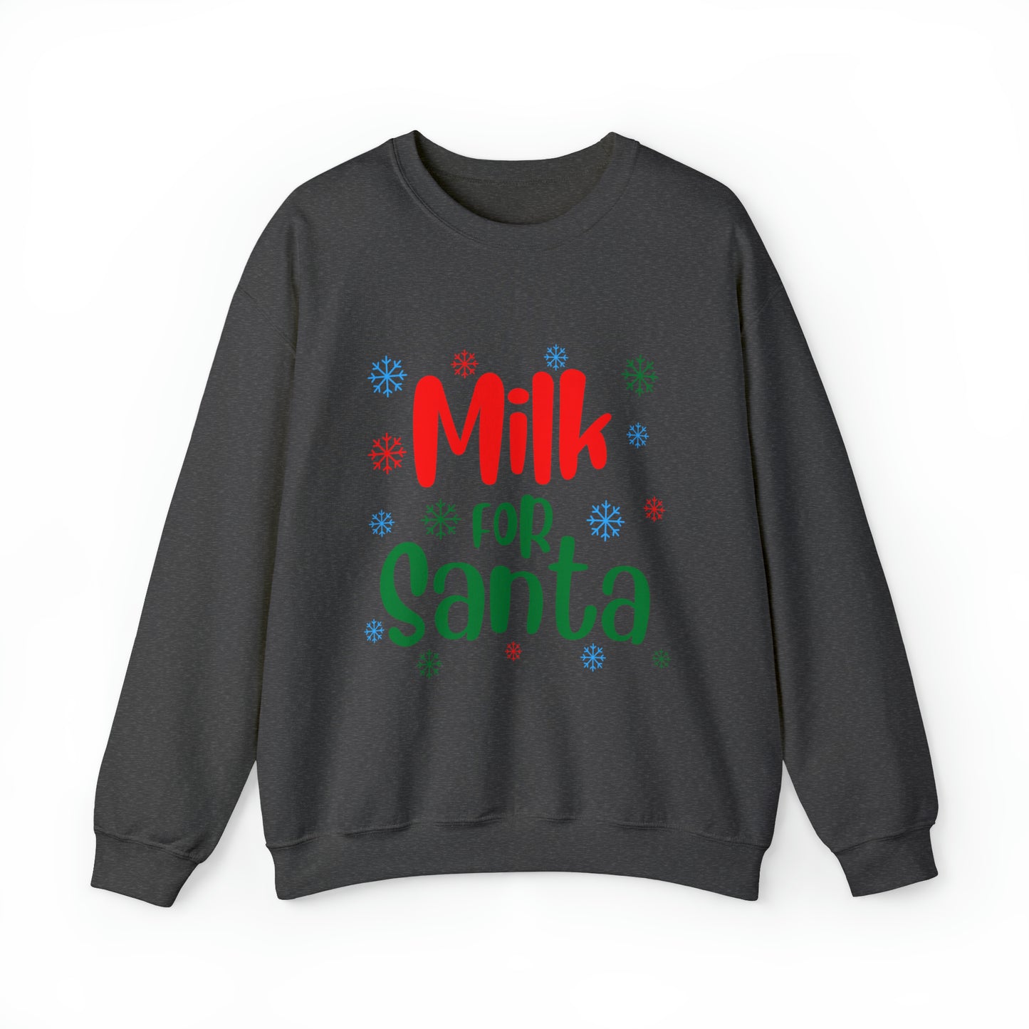 Milk for Santa Christmas Crewneck Sweatshirt