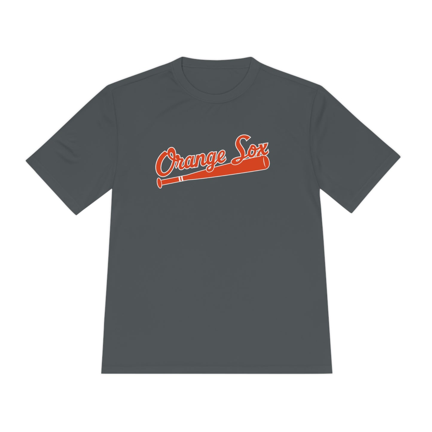 Orange Sox Baseball Unisex Moisture Wicking Tee