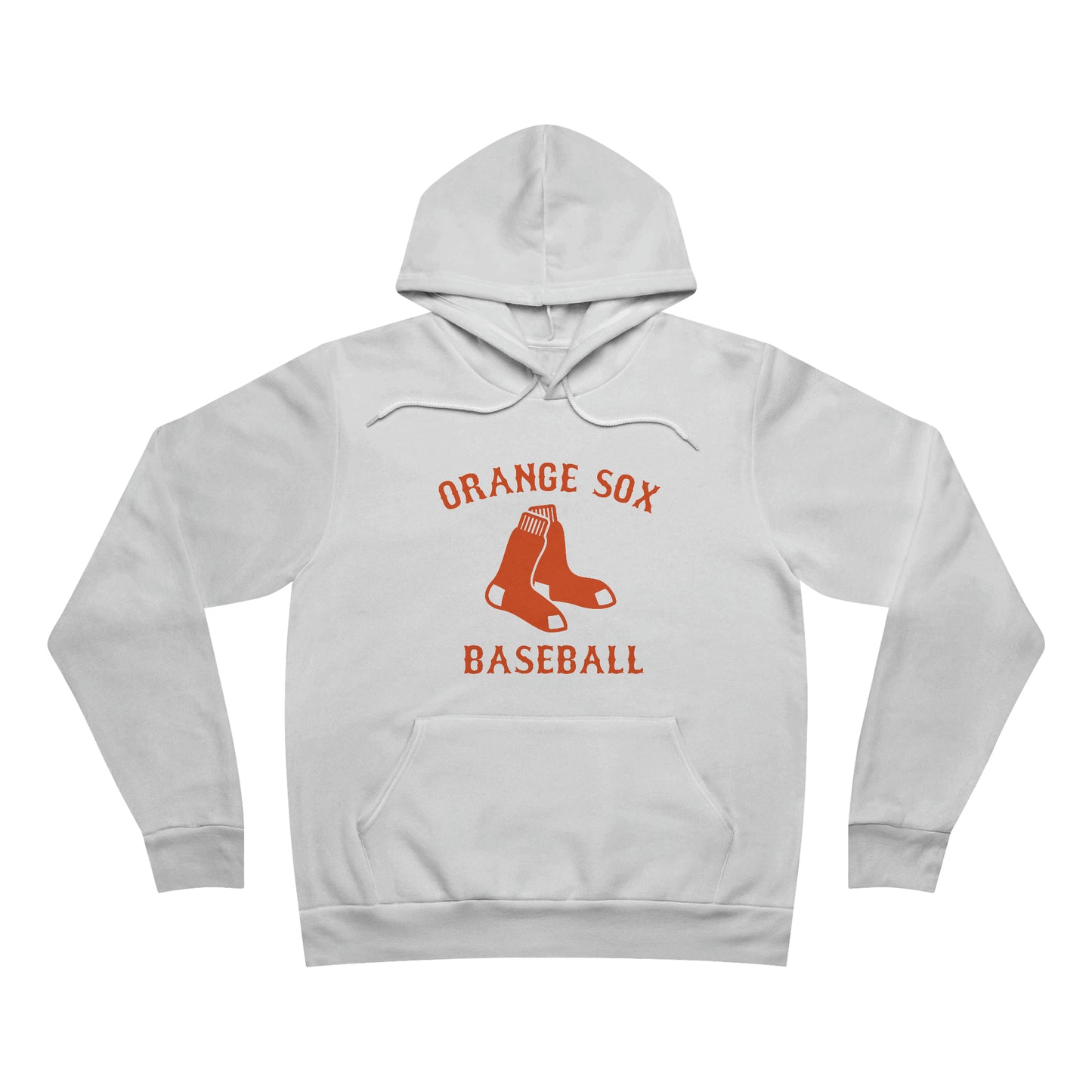 Orange Sox Unisex Sponge Fleece Pullover Hoodie