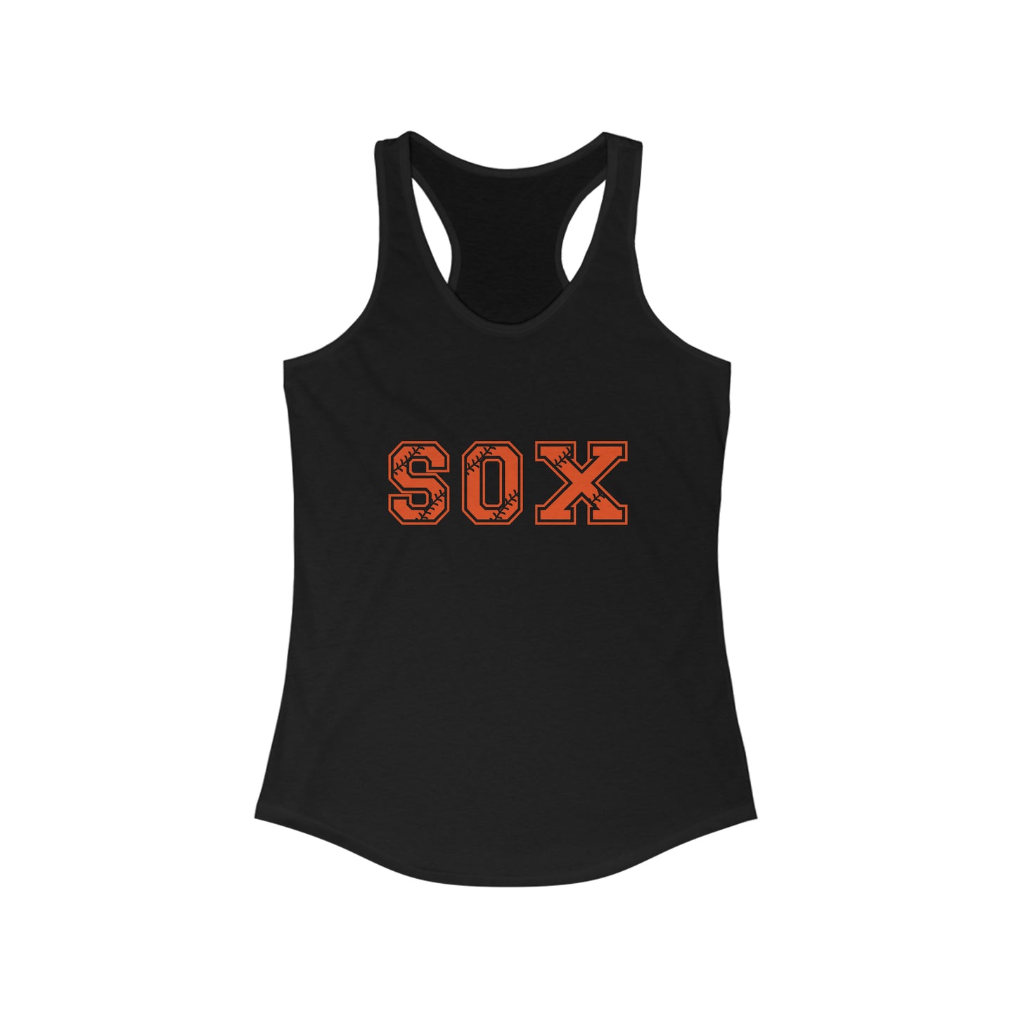Orange Sox Women's Ideal Racerback Tank