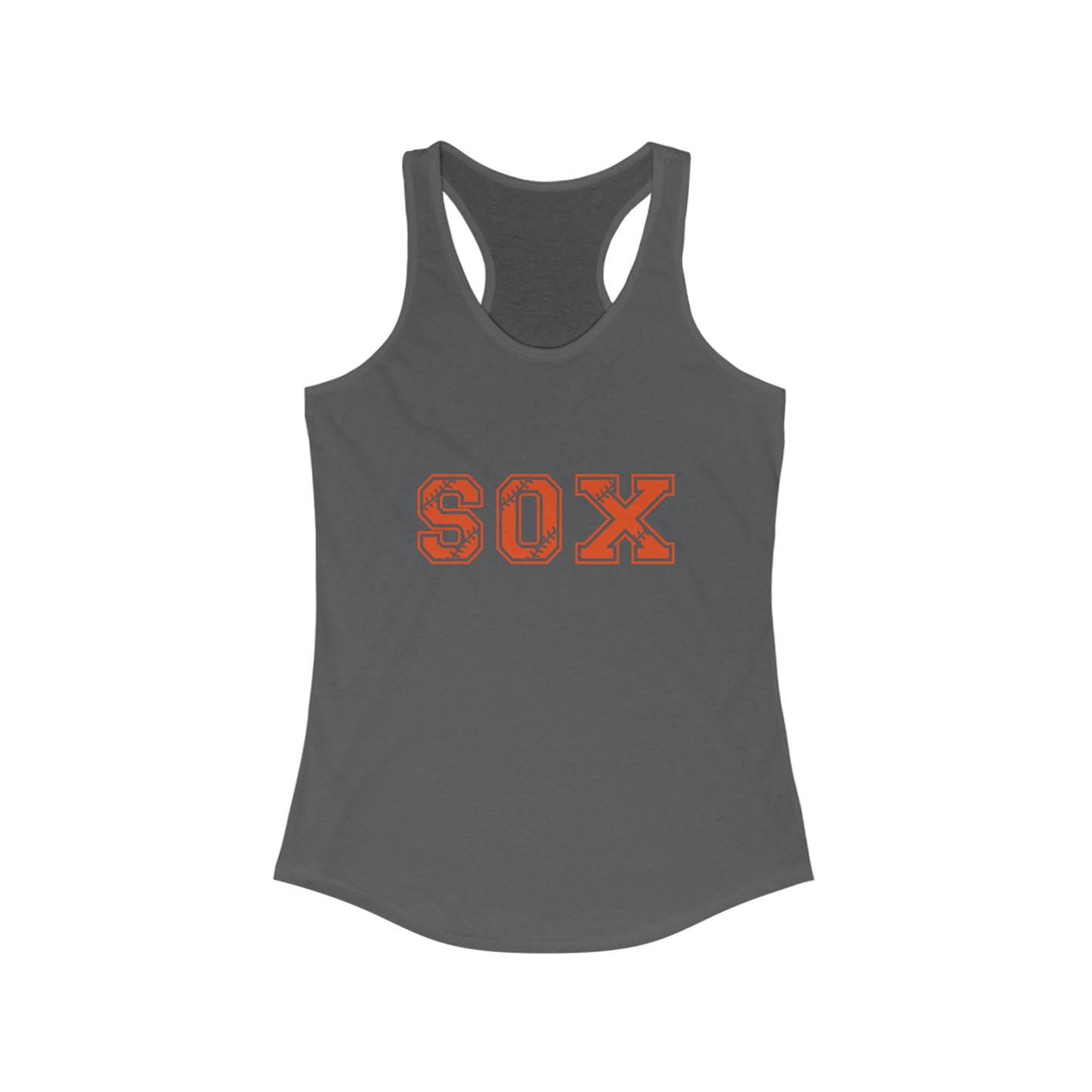 Orange Sox Women's Ideal Racerback Tank