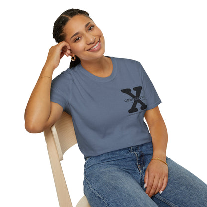 Generation X Softstyle T-Shirt Front and Back Print