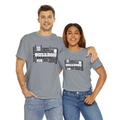 EK Bulldogs Basketball CUSTOM JERSEY # Unisex Heavy Cotton Tee