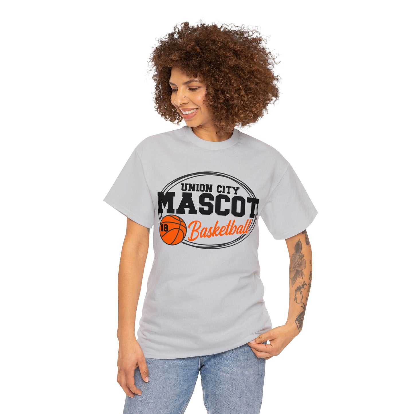 Custom School and Mascot BASKETBALL T-Shirt