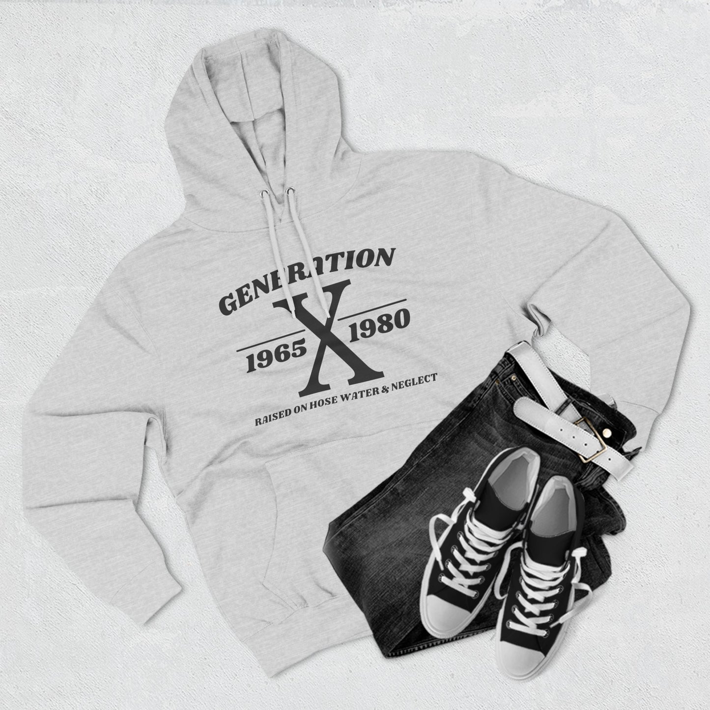 Generation X Three-Panel Fleece Hoodie