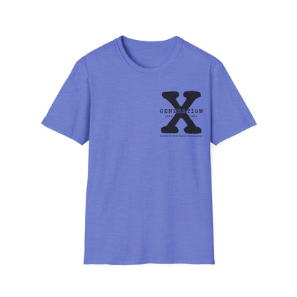 Generation X Softstyle T-Shirt Front and Back Print