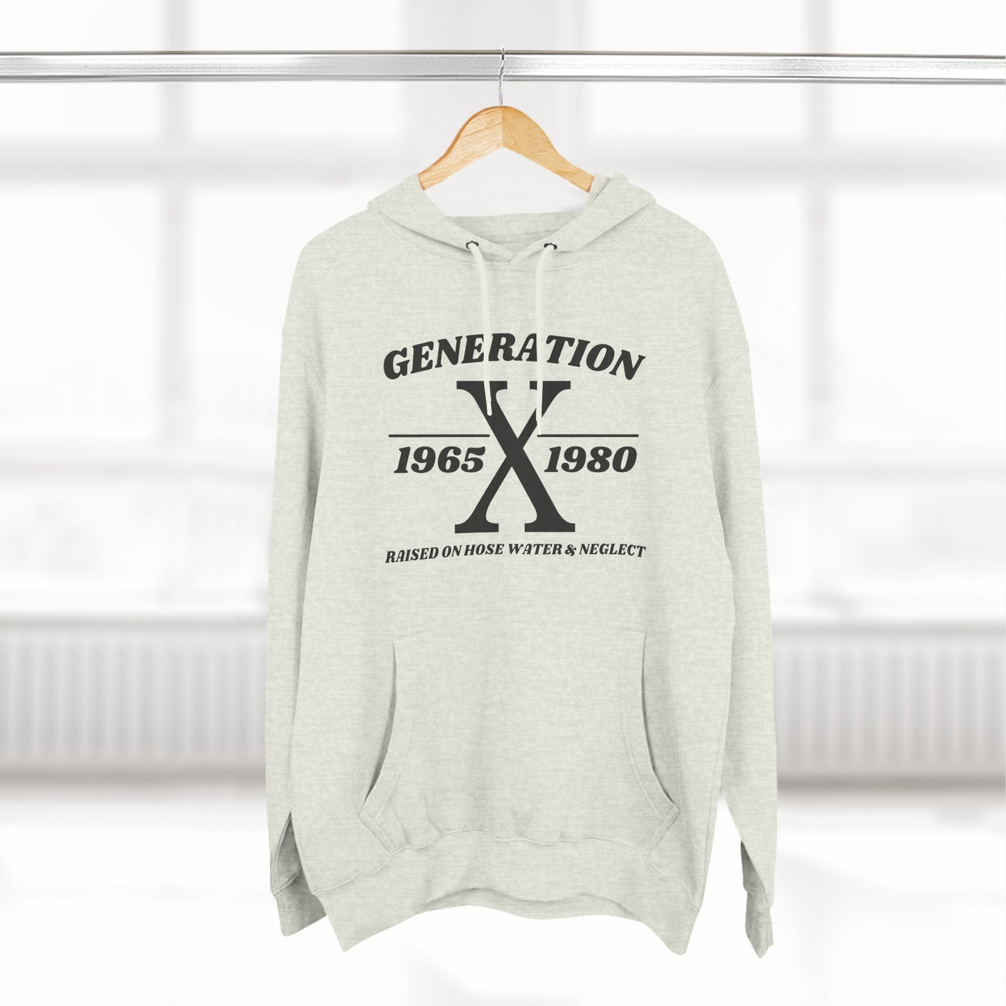 Generation X Three-Panel Fleece Hoodie