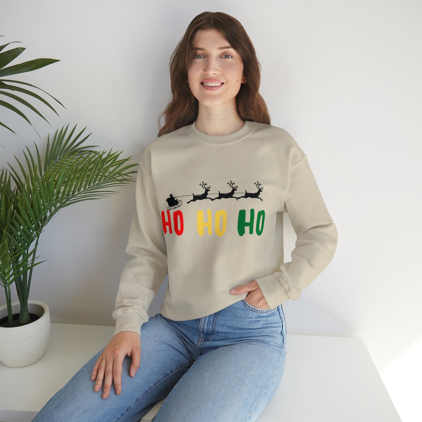 Ho Ho Ho Christmas Crewneck Sweatshirt