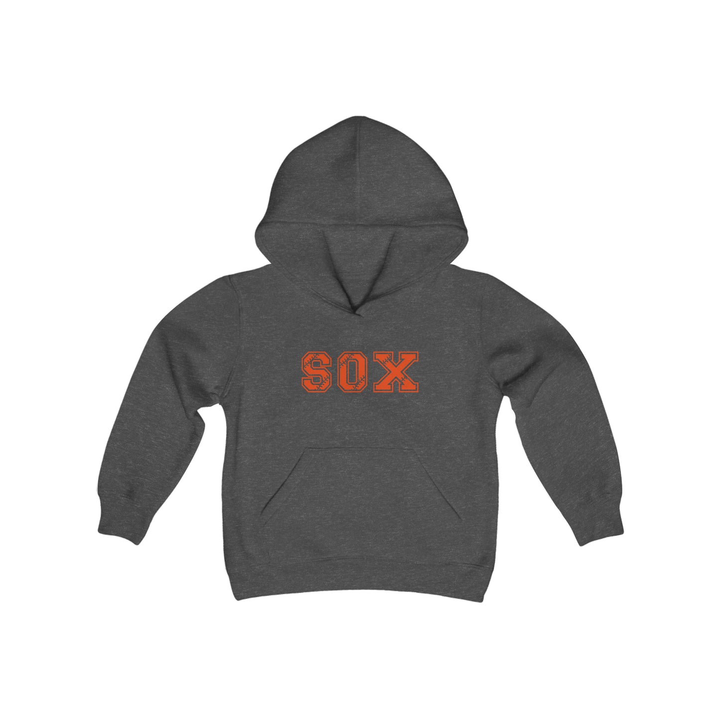 Orange Sox Youth Heavy Blend Hooded Sweatshirt