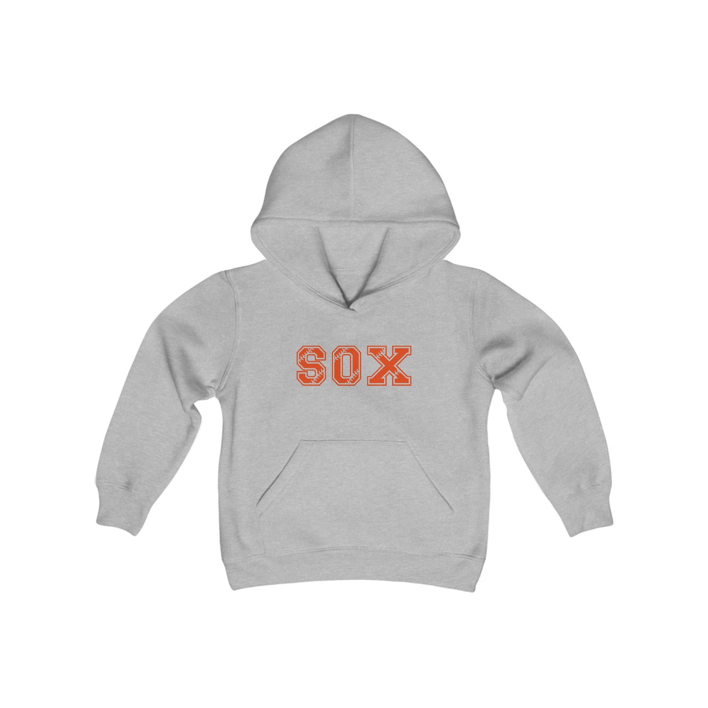 Orange Sox Youth Heavy Blend Hooded Sweatshirt