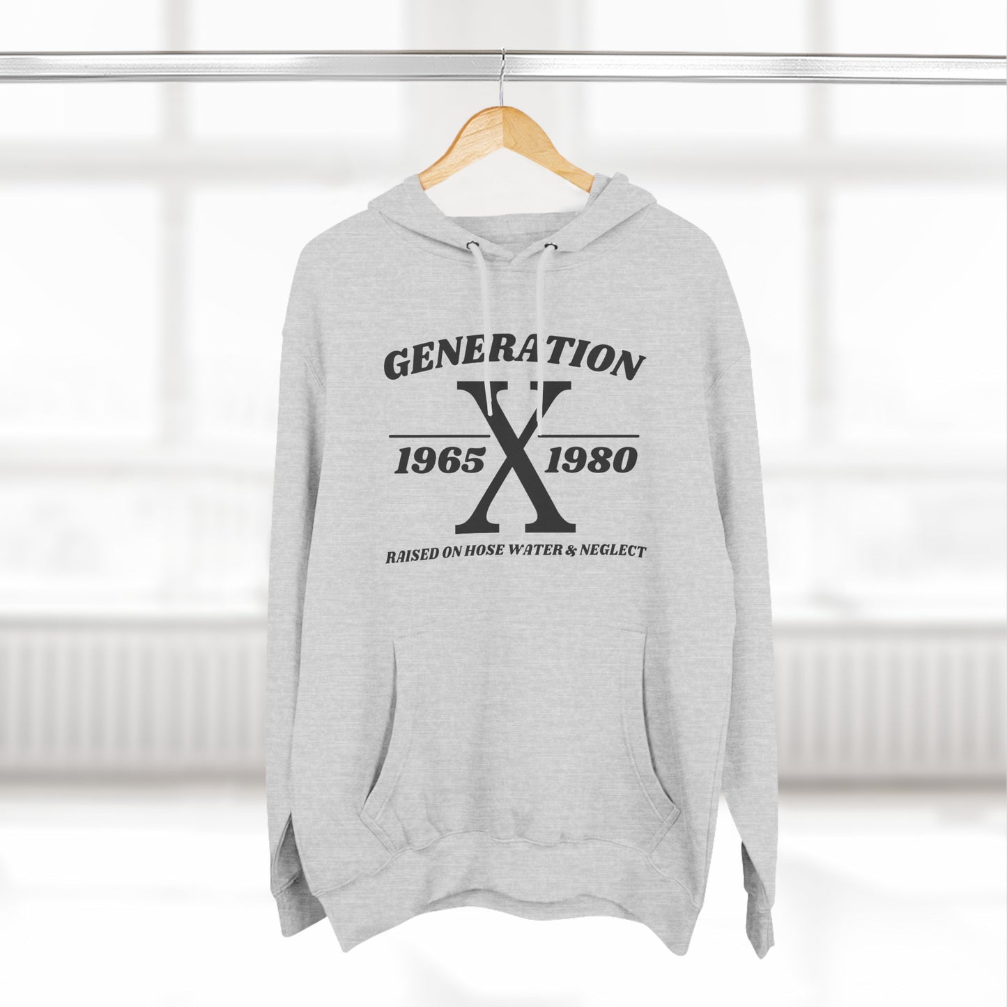 Generation X Three-Panel Fleece Hoodie