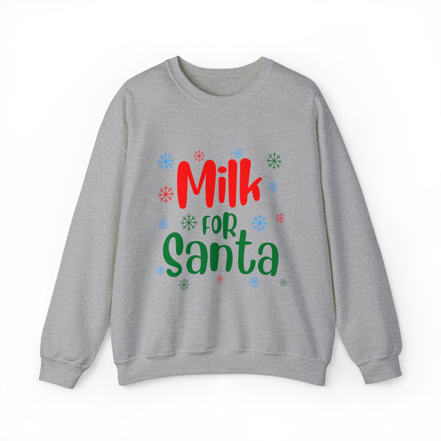 Milk for Santa Christmas Crewneck Sweatshirt