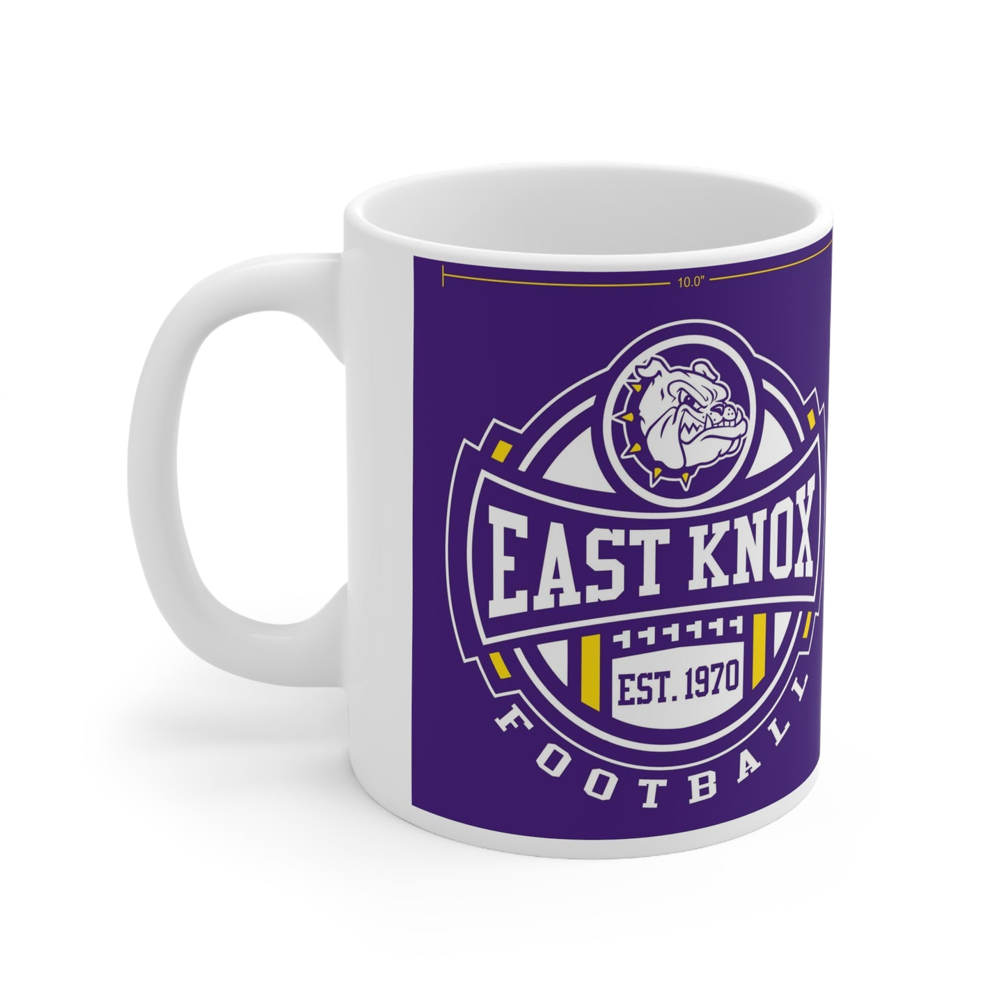 East Knox Football Ceramic Mug 11oz