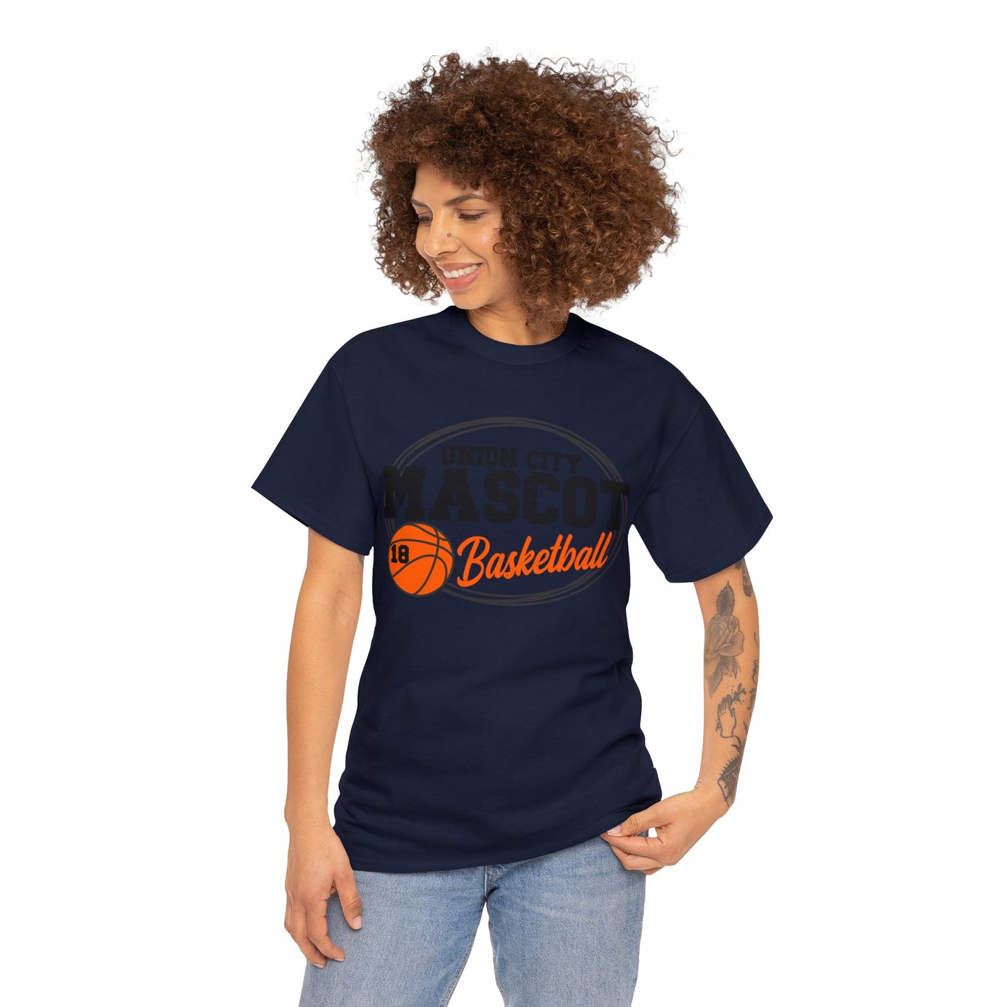 Custom School and Mascot BASKETBALL T-Shirt