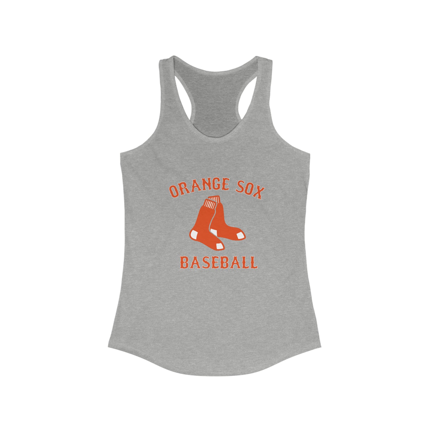 Orange Sox Women's Ideal Racerback Tank