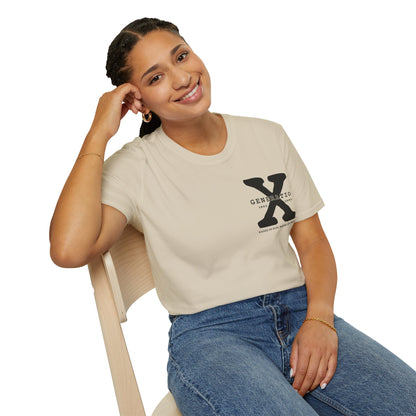 Generation X Softstyle T-Shirt Front and Back Print