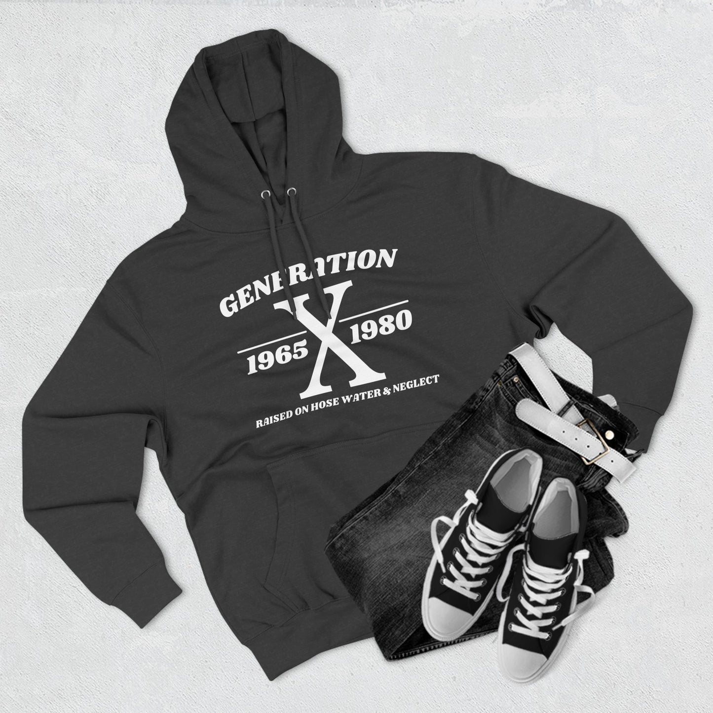 Generation X Three-Panel Fleece Hoodie